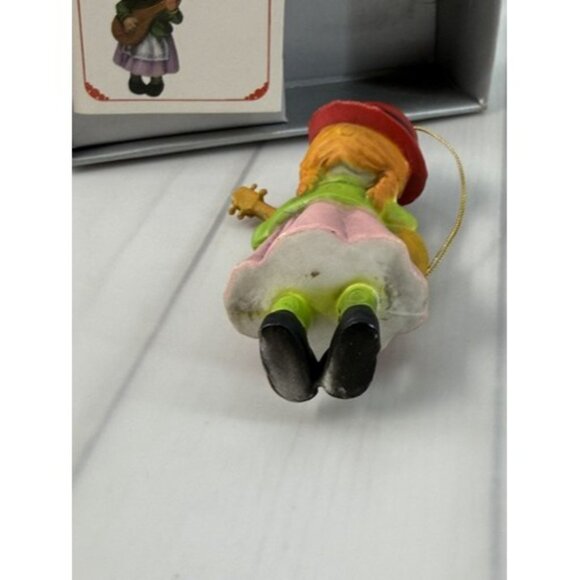 1983 Girl Playing Mandolin Music Instrument Christmas Ornament - Picture 5 of 13